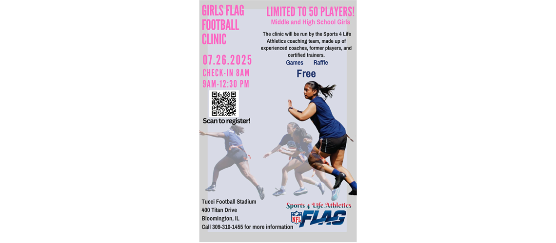 Girls Flag Football Skills Clinic